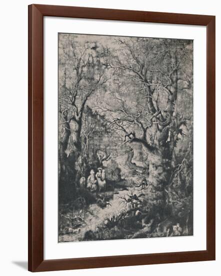 'The Holy Family', 1855, (1946)-Rodolphe Bresdin-Framed Giclee Print