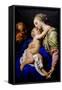 The Holy Family. 18Th Century (Oil on Canvas)-Pompeo Girolamo Batoni-Framed Stretched Canvas