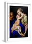 The Holy Family. 18Th Century (Oil on Canvas)-Pompeo Girolamo Batoni-Framed Giclee Print