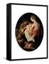 The Holy Family, 18th Century-Noel Halle-Framed Stretched Canvas