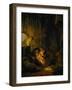 The Holy Family, Also Known as the Household of the Carpenter, 1640-Rembrandt van Rijn-Framed Giclee Print