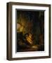 The Holy Family, Also Known as the Household of the Carpenter, 1640-Rembrandt van Rijn-Framed Giclee Print