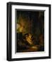 The Holy Family, Also Known as the Household of the Carpenter, 1640-Rembrandt van Rijn-Framed Giclee Print