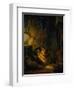 The Holy Family, Also Known as the Household of the Carpenter, 1640-Rembrandt van Rijn-Framed Giclee Print