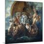 The Holy Family and others flee into Egypt, 1652-Jacob Jordaens-Mounted Giclee Print