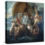 The Holy Family and others flee into Egypt, 1652-Jacob Jordaens-Stretched Canvas