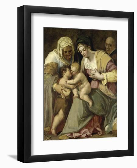 The Holy Family and Saint Anne-Pieter De Witte-Framed Giclee Print