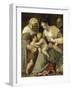 The Holy Family and Saint Anne-Pieter De Witte-Framed Giclee Print