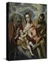 The Holy Family and Saint Anne-El Greco-Stretched Canvas