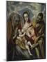 The Holy Family and Saint Anne-El Greco-Mounted Giclee Print