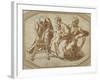 The Holy Family and St Anne with the Christ Child About to Be Taught to Walk-Giulio Romano-Framed Giclee Print