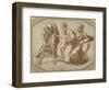 The Holy Family and St Anne with the Christ Child About to Be Taught to Walk-Giulio Romano-Framed Giclee Print