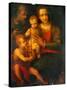 The Holy Family And St John, 1501-Italian School-Stretched Canvas