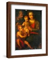 The Holy Family And St John, 1501-Italian School-Framed Giclee Print