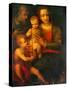 The Holy Family And St John, 1501-Italian School-Stretched Canvas