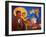 The Holy Family at Nativity, 2007-Laura James-Framed Giclee Print