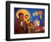 The Holy Family at Nativity, 2007-Laura James-Framed Giclee Print