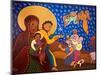 The Holy Family at Nativity, 2007-Laura James-Mounted Giclee Print