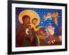 The Holy Family at Nativity, 2007-Laura James-Framed Giclee Print