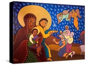 The Holy Family at Nativity, 2007-Laura James-Stretched Canvas