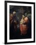 The Holy Family Beneath a Palm Tree, (Rest on the Flight into Egyp), Late 16th Century-Lodovico Carracci-Framed Giclee Print