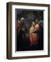 The Holy Family Beneath a Palm Tree, (Rest on the Flight into Egyp), Late 16th Century-Lodovico Carracci-Framed Giclee Print