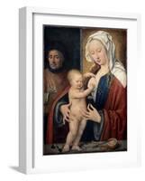 The Holy Family, Between 1464 and 1540-Joos Van Cleve-Framed Giclee Print