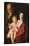 The Holy Family by Jacob Jordaens-Jacob Jordaens-Stretched Canvas