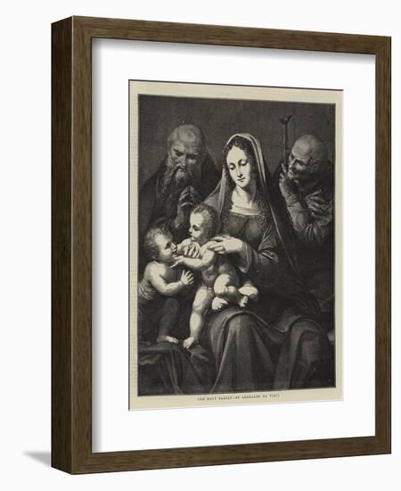 The Holy Family, by Leonardo Da Vinci-Charles Maurand-Framed Giclee Print