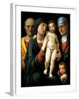 The Holy Family, C. 1495-Andrea Mantegna-Framed Giclee Print