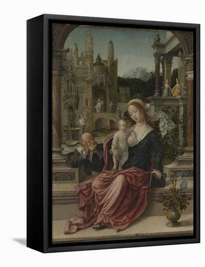 The Holy Family, c.1507-8-Jan Gossaert-Framed Stretched Canvas