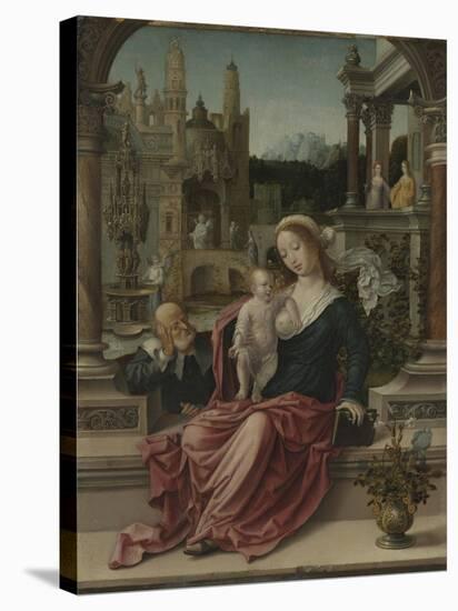 The Holy Family, c.1507-8-Jan Gossaert-Stretched Canvas