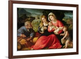 The Holy Family, c.1508-12-Jacopo Palma-Framed Giclee Print
