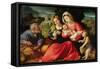 The Holy Family, c.1508-12-Jacopo Palma-Framed Stretched Canvas