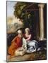 The Holy Family, C.1516 (Oil on Wood Panel)-Dosso Dossi-Mounted Giclee Print