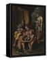 The Holy Family, c.1520-23-Giulio Romano-Framed Stretched Canvas