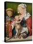 The Holy Family, C. 1520-Joos Van Cleve-Stretched Canvas