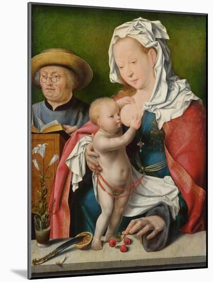 The Holy Family, C. 1520-Joos Van Cleve-Mounted Giclee Print