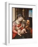 The Holy Family, C. 1527-1530-Jan Gossaert-Framed Giclee Print