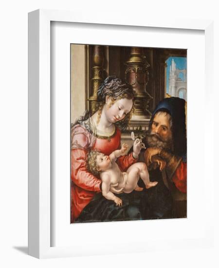 The Holy Family, C. 1527-1530-Jan Gossaert-Framed Giclee Print