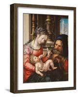 The Holy Family, C. 1527-1530-Jan Gossaert-Framed Giclee Print