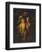 The Holy Family, c.1621-2-Jacob Jordaens-Framed Giclee Print