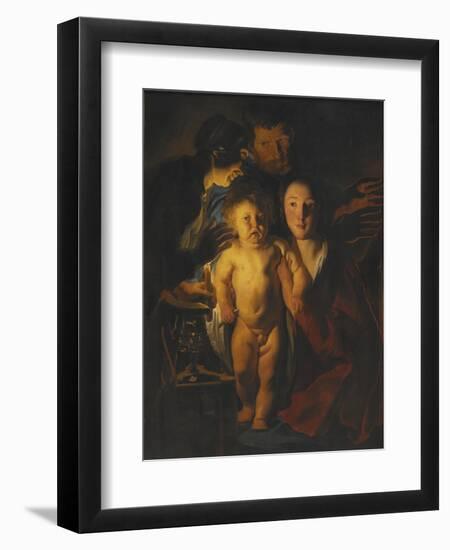 The Holy Family, c.1621-2-Jacob Jordaens-Framed Giclee Print