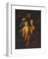 The Holy Family, c.1621-2-Jacob Jordaens-Framed Giclee Print