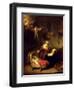 The Holy Family, c.1645-Rembrandt van Rijn-Framed Giclee Print