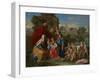 The Holy Family, C.1651 (Oil on Canvas)-Nicolas Poussin-Framed Giclee Print