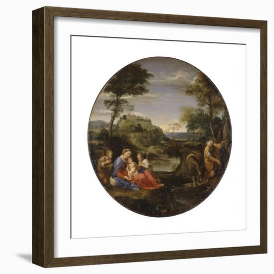 The Holy Family, C1604-Annibale Carracci-Framed Giclee Print
