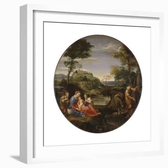 The Holy Family, C1604-Annibale Carracci-Framed Giclee Print