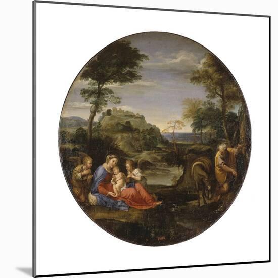 The Holy Family, C1604-Annibale Carracci-Mounted Giclee Print