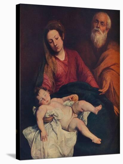 'The Holy Family', c1624-Anthony Van Dyck-Stretched Canvas